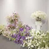 Fleurs décoratives 6pcs jardin simulation nature princesse gesang fleur fleur maison douce décoration fond mur artificiel