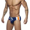 Briques de natação da marca masculina Nada de cintura baixa Sport Sport Praia Praça de banho de banho de banho macho de terno sexy Surf Sports 240416