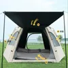 テントとシェルター屋外テント自動六角形の防水日焼け止めクイックオープンポータブルパークキャンプ