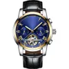 Watch Mens Biden Multi-fonction Mechanical's Watch Match Business Frewing Trade Designer Hot Sell Luxury Watch 417