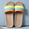 Sandálias de designer de moda Salpistas de palha homens mulheres deslizam slides Twine Anti Slip Summer Men feminino Tênis Sneakers 35-45