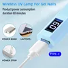 Nageldrogers cnhids draagbare handheld mini -lamp voor gel Pools Quick Dry Pen USB Dryer Machine UV LED