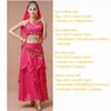 Cenário de traje de dança de barriga conjuntos de figurinos Egypt Egypt Sari Sari Women Women Bollywood Bellydance Dress