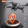 Drönare 8K HD P12 Mini Drone Dual Camera 4 Sided Intelligent Hinder Undvikande Aerial Photography Quadcopter för utomhusresor 240416