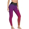 Women's Leggings Red To Yellow Sexy Fitness Running Yoga Pants High Waist Quick-Dry Sports Tights Women Fashion Leggins