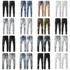 Jeans amirir da uomo designer femminile jeans tende foro strappato motociclista slim jeans dritte per uomo stampare maschi da donna pantaloni di auto -coltura casual