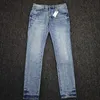 Jeans masculin Purple Mid Indigo Tint Vintage Low Rise Skinny