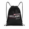 Custom Charles Leclerc 16 Sport Car Race Culline Borse per zaini da yoga in negozio Women Men Sports Gym Sackpack W8or#