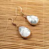 Dangle Earrings Trendy Natural Stone Stud Exquisite Jewelry Handmade Water Drop Shape Rose Quartzes Earring Fit Women