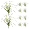 Fleurs décoratives 12pcs Plantes de simulation artificielles décor de feuille de feuille de maison accessoires de bureau