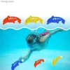 Sabbia gioca ad acqua divertimento giocattolo giocattolo set di piscina che lancia un anello di immersione giocattolo attorno ai bambini sottomarini Regalo estivo Accessori per piscina Y240416