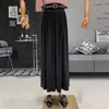 Skirts Light Luxury Fashionable Design High Waisted Slim Fit Versatile Waist Belt Women's Skirt With A Large Western Style Hem