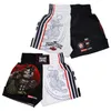 MUAY THAI SORTS BURMABLE FIBTRAT KICKBOXING PANTS Men Femmes Kids Arts martiaux Sanda BJJ Grappling Kick Boxing Training Trunks 240402