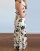 Abiti casual abito da spiaggia da donna Stampa floreale Flitta leta dettagliata Maxi 2024 Summer Ultima gonna asimmetrica di vacanza