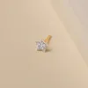 Stud Earrings Tiny Stars For Women Trend 2024 Zircon White Gold Color Tragus Piercing Ear Studs Accessories Cartilage Jewelry E372