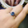 Cluster Rings FS Fashion S925 Sterling Silver Natural Topaz/Ruby/Opal/Tanzanite Ring Fine Charm Wedding Jewelry for Women Meibapj