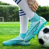 American Football Shoes Men Soccer Professional Original Society Boot Non-Slip High Top Unisex Cleats Ultralight Sneakers