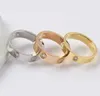 Luxus Ladies Ring Liebesschraub Ring Designer Ring Liebes Ring Männer und Frauen Roségold Fashion Edelstahllegierung vergoldete Modezubehör wird niemals verblassen