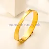Faux lederen armbandontwerper Bangle merk brief armbanden mannen dames kristallen sieraden 18k goud roestvrijstalen polsband manchet minnaarcadeaus