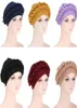 الأوشحة 2021 أحدث قبعات عمامة مسلمة للنساء صنعت بالفعل African Auto Gele Headtie Braids Female Head Wraps Bonnet Nigerian7046920