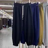 Pantaloni da uomo 2024 primavera e autunno semplice colore solido versatile casual sciolto allaccia oversize ad alto pizzo su Harlan Sports for Men