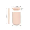 Baby Silicone Water Cups With Straw Spill Proof Sippy Cup Food Grade Tumbler Toddlers Child Drinking Cup