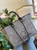 10A top lady Designer large capacity Shopping Bags classic deauville tote Luxury canvas handbags purse Women mens travel crossbody pearl chain bucket Beach Bags