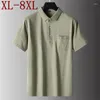 Polos masculins 8xl 7xl 6xl Summer Summer de haute qualité Polo Polo Men Hommes à manches courtes Homme à manches