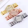 Montre-bracelets yikaze womes regarde la mode rose gol montre des dames bracelet en acier inoxydable sangle en quartz féminin