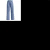 Jeans femminile 2024 Europa e Stati Uniti Lavati pantaloni in denim Fashion Cento modelle dritte casual