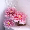 Decoratieve bloemen Simulatie Large Peony Flower Artificial Fake Display Multi Color for Home Garden Courtyard Decoration