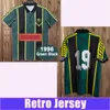 1996 Kedah Darul Aman Retro Mens Soccer Jerseys＃19グリーンブラックフットボールシャツ半袖ユニフォーム