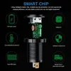 Новый 127 Вт Quick Charge 3.0 Car Socket 12V/ 24V PD 55W Двойной QC3.0 порт USB -выпуск