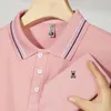 Summer Classic Mens Polo Shirt Business Casual Fashion Handsome 240415