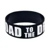 Jelly 1pc Road to the Dream Sile Wristband 1 tum bred flexibel och starka modesmycken Black Drop Delivery Armband Dhj9n