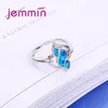 Cluster Anneaux Hollow Fire Opal 925 STERLING Silver Luxury Femme Marriage pour femmes Cadeaux d'engagement vintage