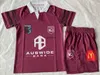 23 24 Kids Rugby Ireland Scotland England Tiger Gaa Mercede Rugby Shirt Blue Horton Kids Set 23/24 Maroons Tonga Youth Children Pojkar Training Match Kid Kit Top