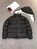 Unisexe Hooded rembourré en veste de veste est amovible lettre imprimée concepteur master la veste de la veste parkas Salzman Mon Luxury Man Puffer Puffer Puffer Cropped