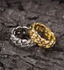 Anelli di collegamento cubano oro 18k oro anelli hiphop di nozze hiphop geli e gelida zirconia zirconia anello di moda zirconia per uomini donne8648939