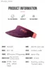 Visors AONIJIE E4113 Adjustable Men Women Summer Sports Wide Sun Visor Cap Hat For Beach Golf Fishing Marathon Running Cycling Y240417