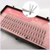 Anlinnet Professional Makeup 60 Clusters Personal Cluster Cobes Touft Of M Sandwich Cils greffant de faux cils