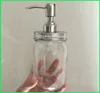 Standard Mouth Stainless Steel pump lid Soap dispenser for mason jars silver color5316850