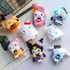 Ny Halloween -serie Plush Keychain Pendant Cartoon Anime Kuromi Ornament Keychains Sanrioed Car Accessories Doll