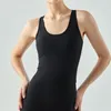 AL-122 AL YOGA TOP FEMMES FACE Back Sports Yoga Vest Nude Elastic Shock Sports Fitness Top Top