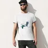 Men's Polos Thirsty-T-shirt Panic Customs Summer Top Top Vintage Mens Graphic Camisetas Pacote