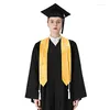 Écharpes en satin graduation volé une ceinture pour les adultes hontes unisexes écharpe bachelor accessoires 2024 honneurs