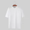 Camicie da uomo top incerun 2024 in stile coreano Diamond a scacchi magliette solide comodi comodi a maniche corte camiseta s-5xl