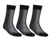 Men039s Socks Pairs Mens Over the Calf Jacquard Stockings Striped Sheer Silk Elasticity Breathable Males Fashion