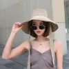 Novo verão primavera japonesa tie bucket chapéu feminino em estilo coreano Big Eave pescador dobrável algodão UV Linhagem de linhas de praia Sun Hat 240415