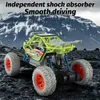 Diecast Model Cars 1 20 high-speed racing off-road vehicle RC car with LED lights wireless remote control shock absorption childrens toys J240417